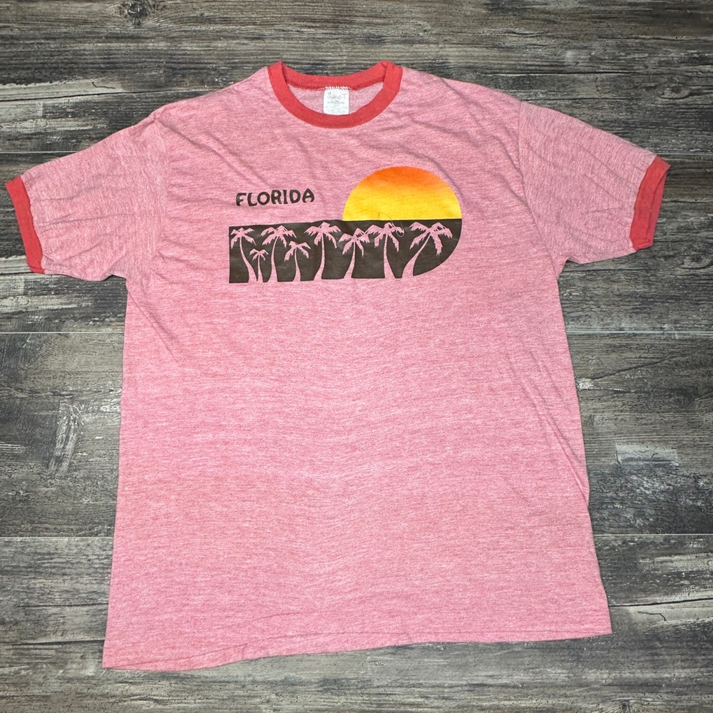 Vintage Stedman T-shirt - Florida - Graphic T-Shirt - Large - GUC